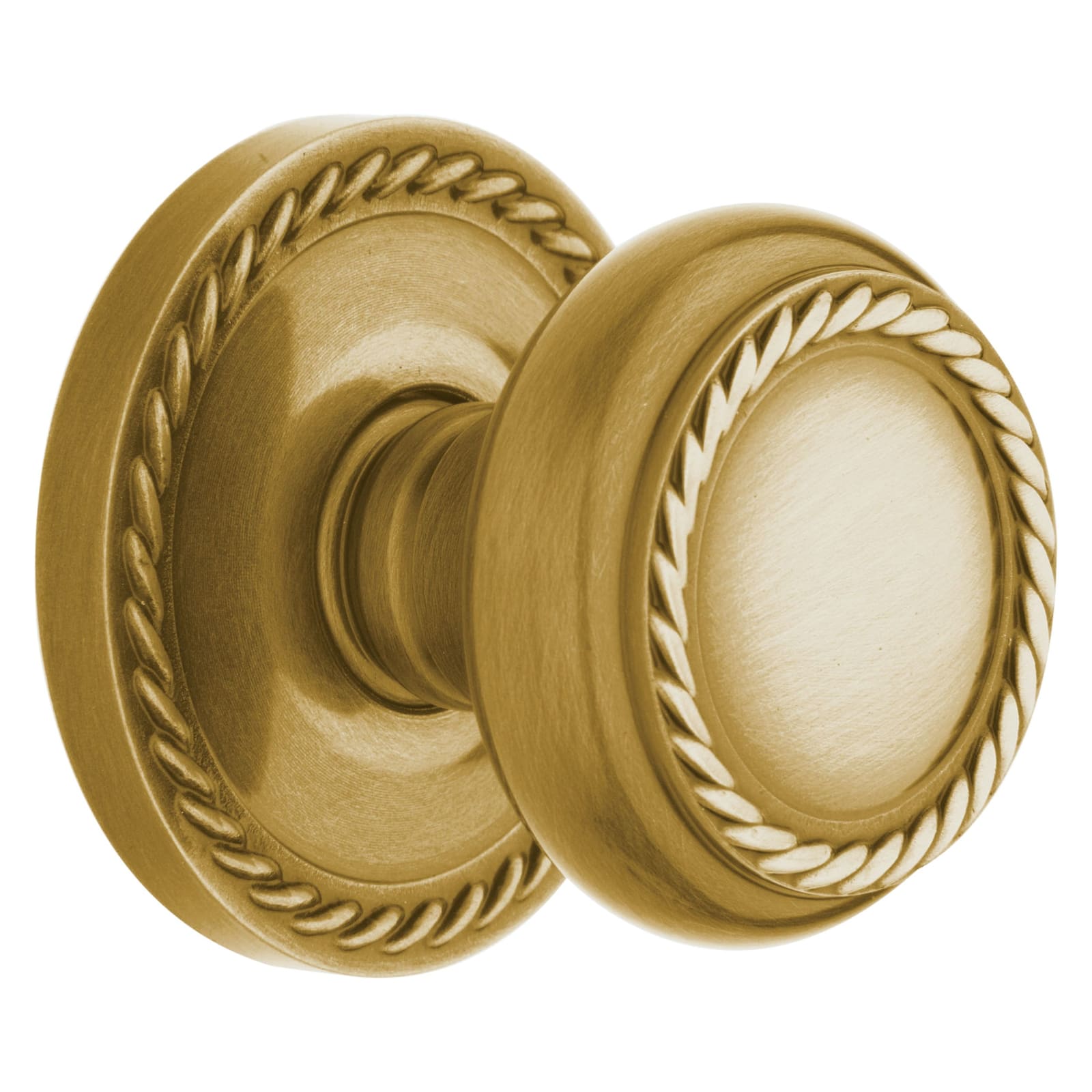 Baldwin Estate 5064 Knob Set in Vintage Brass
