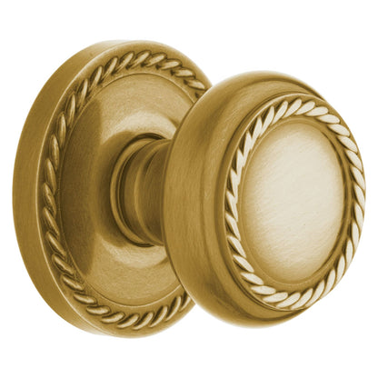 Baldwin Estate 5064 Knob Set in Vintage Brass