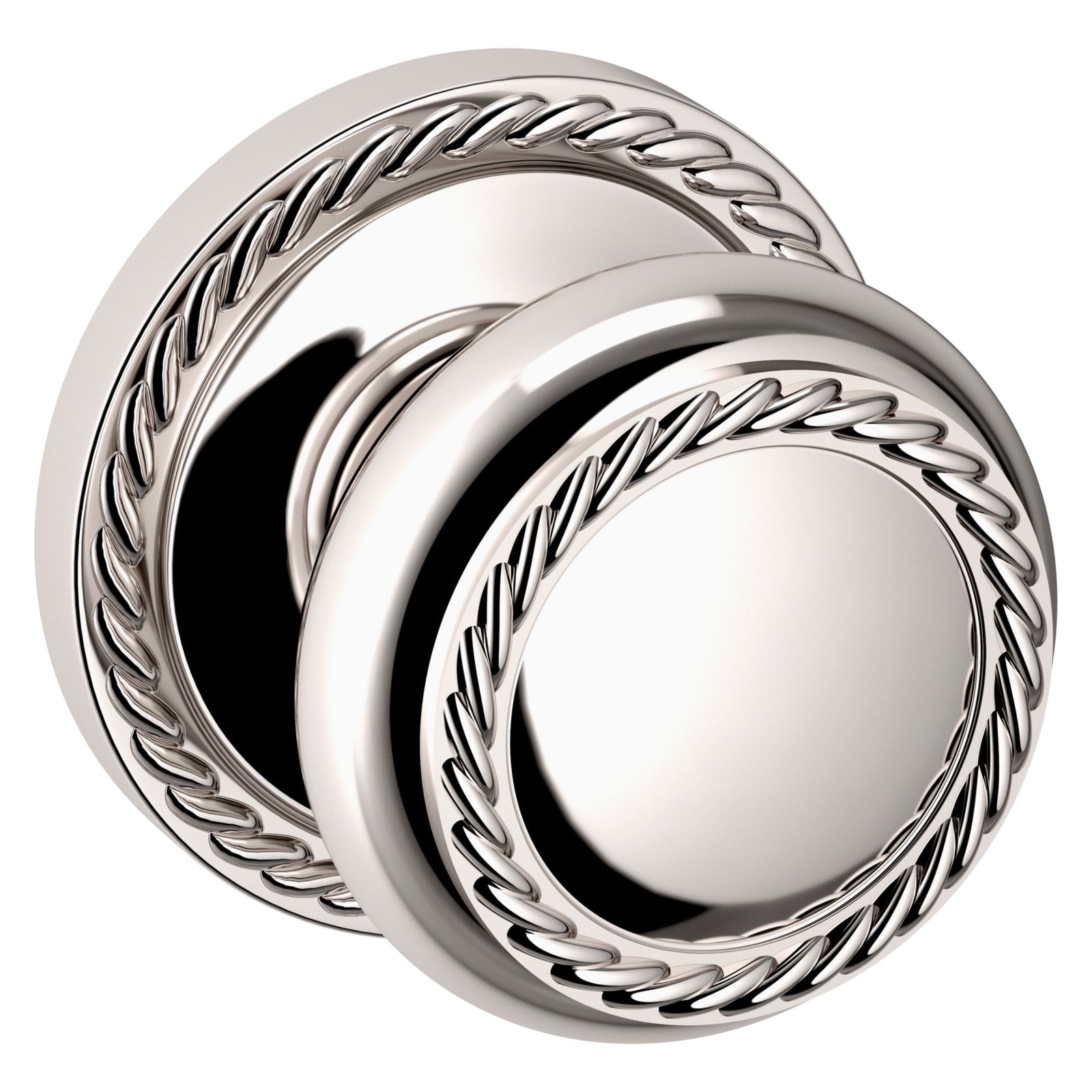Baldwin Estate 5064 Knob Set in Lifetime (PVD) Polished Nickel