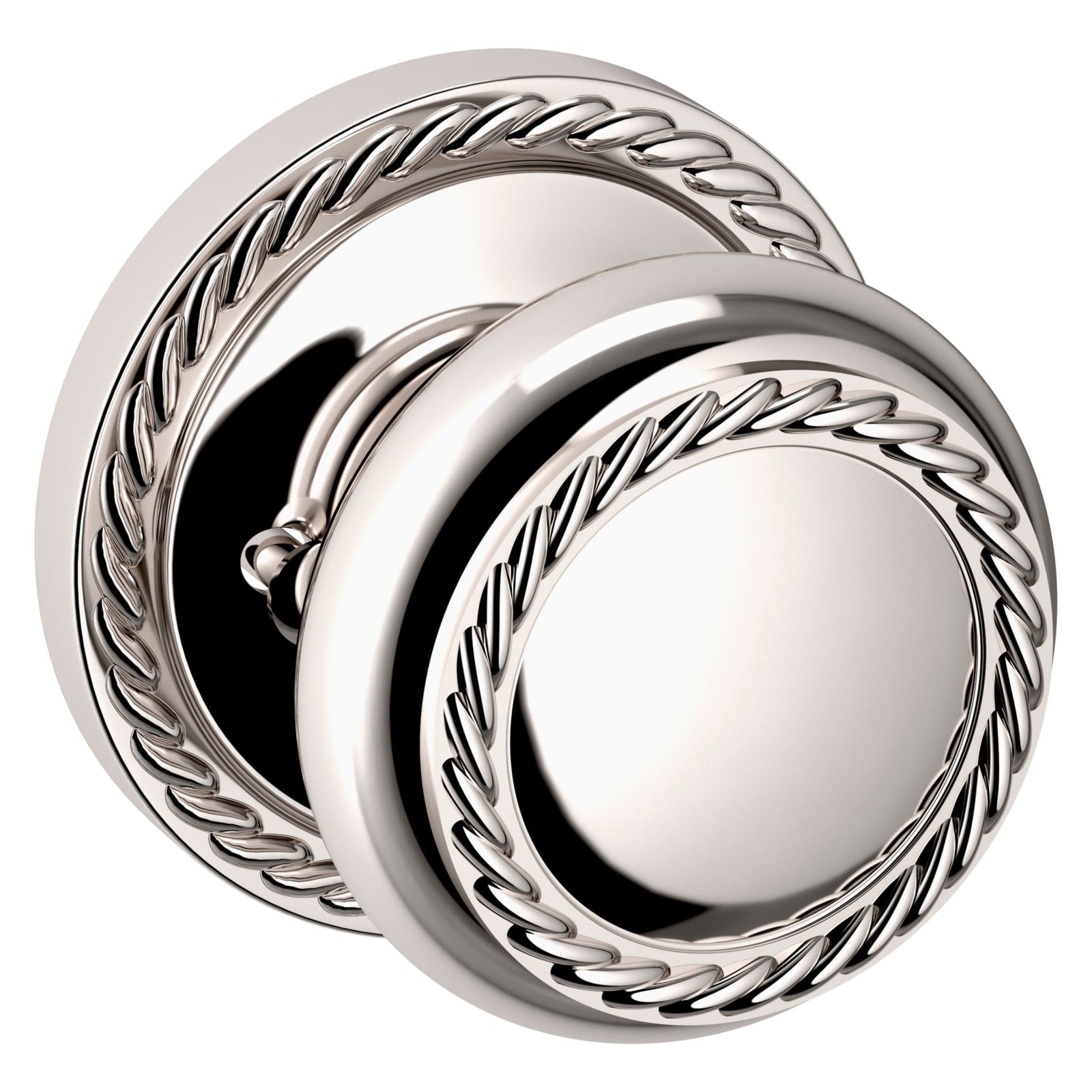Baldwin Estate 5064 Knob Set in Lifetime (PVD) Polished Nickel