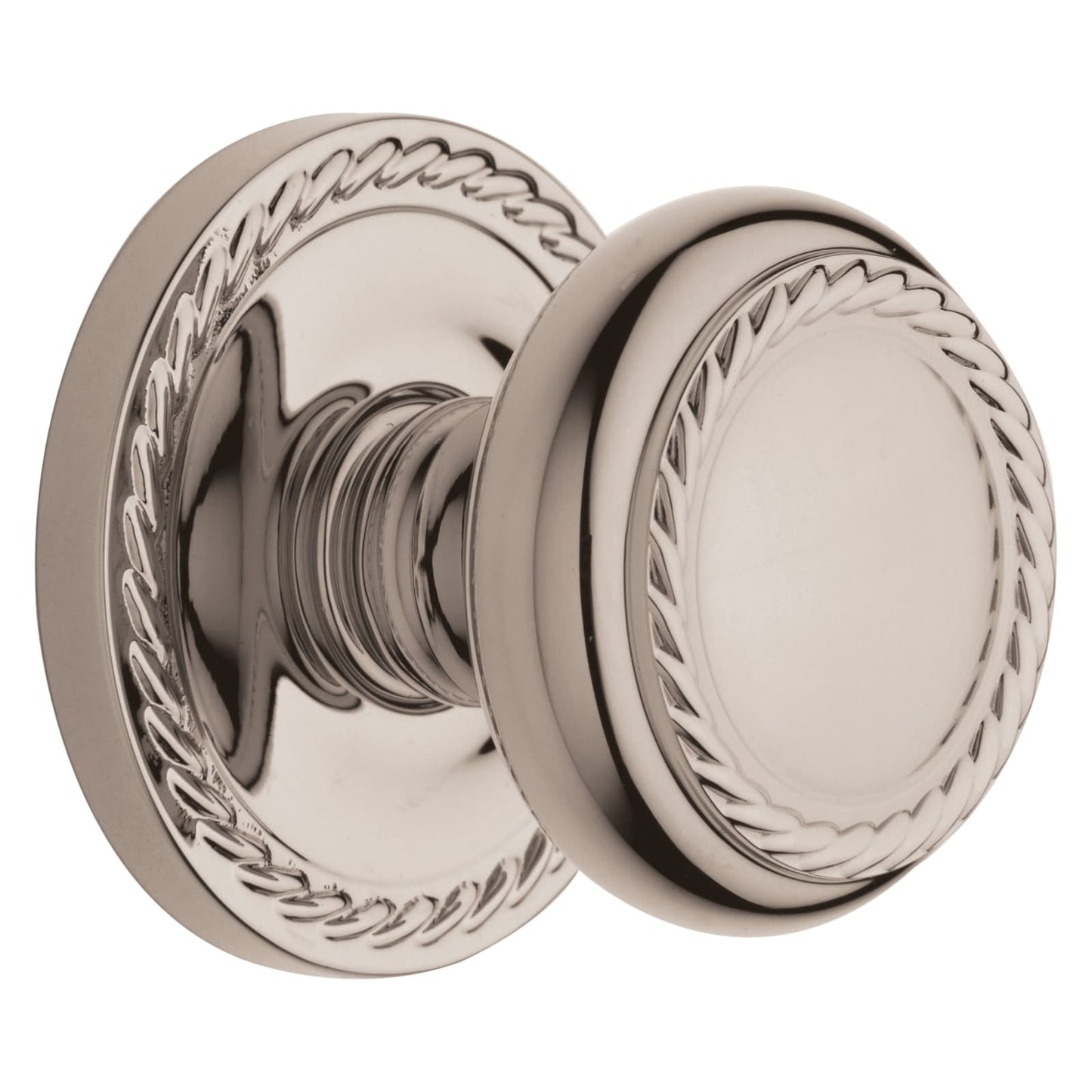 Baldwin Estate 5064 Knob Set in Lifetime (PVD) Polished Nickel