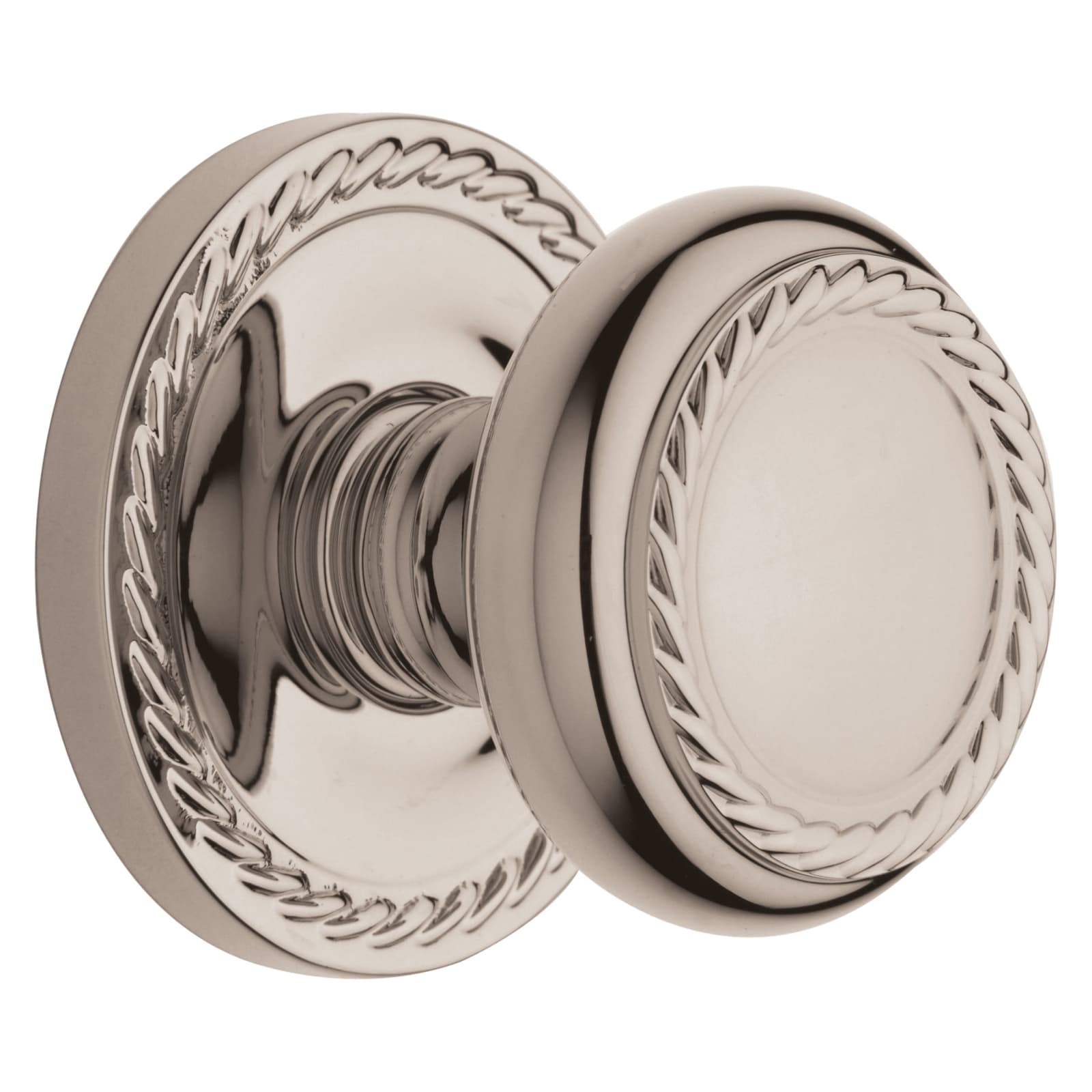 Baldwin Estate 5064 Knob Set in Lifetime (PVD) Polished Nickel