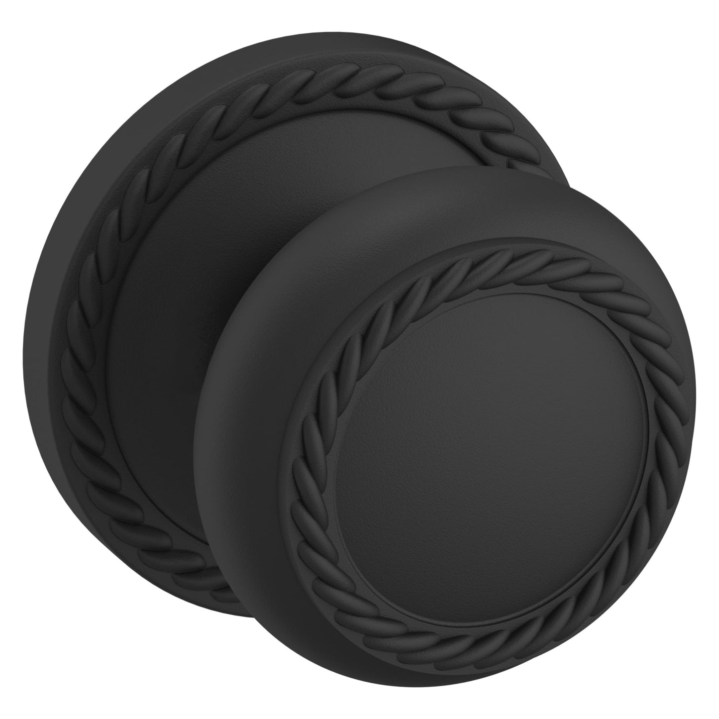 Baldwin Estate 5064 Knob Set in Satin Black