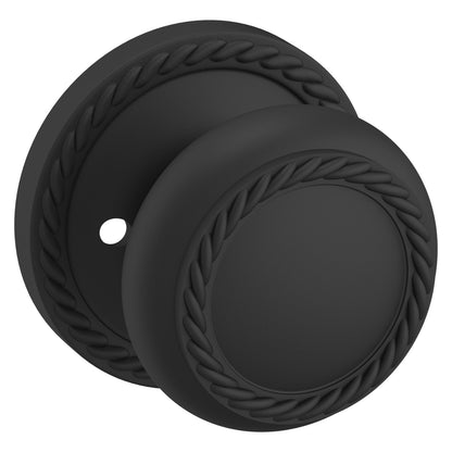Baldwin Estate 5064 Knob Set in Satin Black