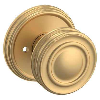 Baldwin Estate 5066 Knob Set in Vintage Brass