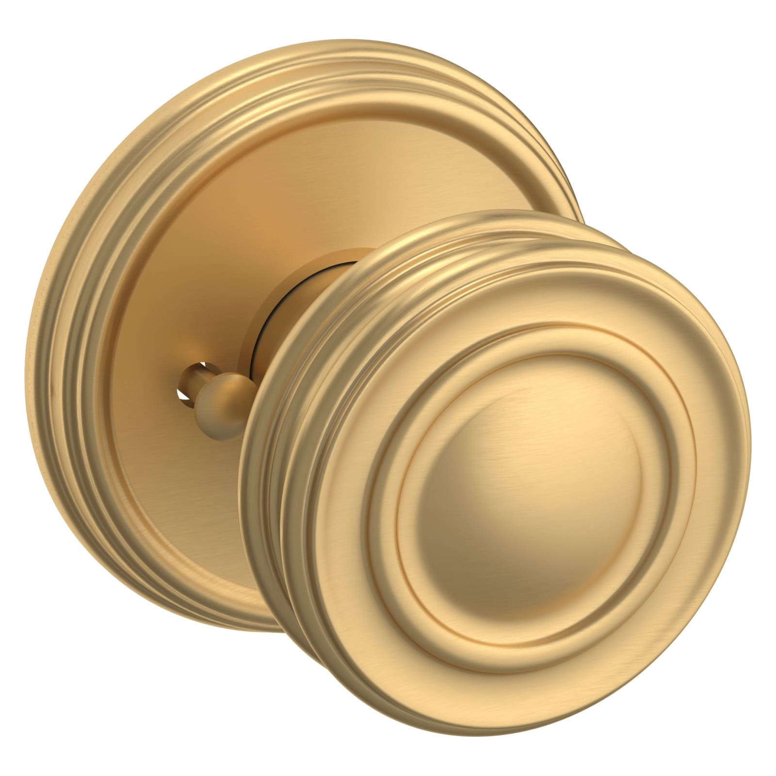 Baldwin Estate 5066 Knob Set in Vintage Brass