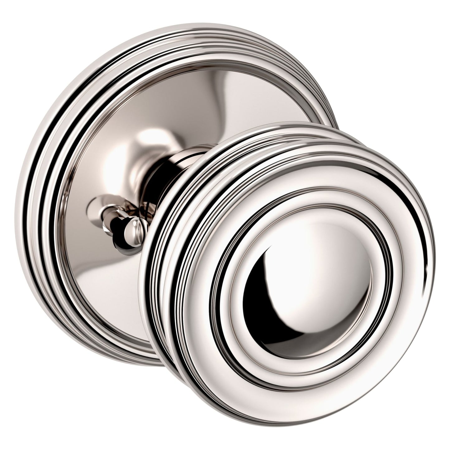 Baldwin Estate 5066 Knob Set in Lifetime (PVD) Polished Nickel