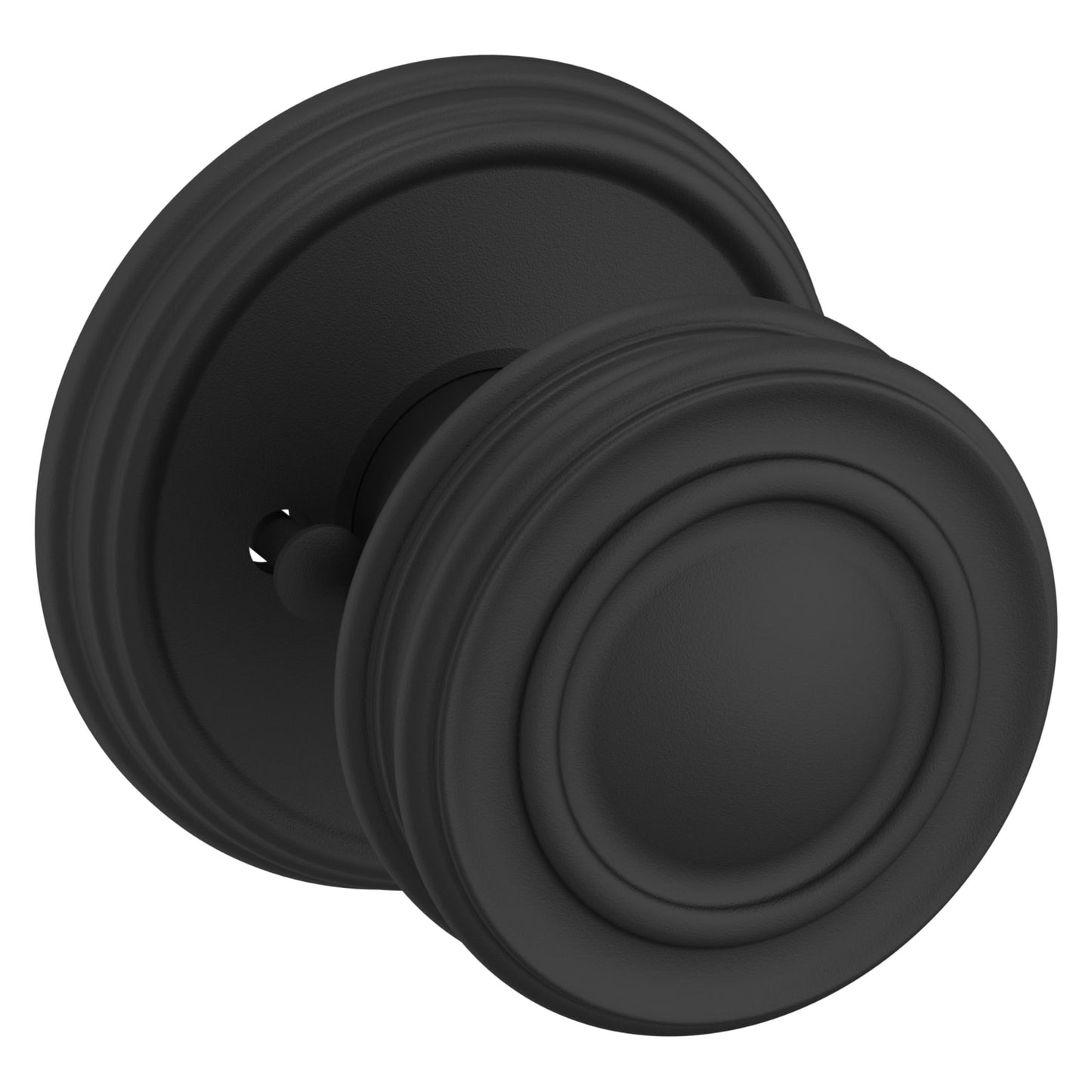 Baldwin Estate 5066 Knob Set in Satin Black