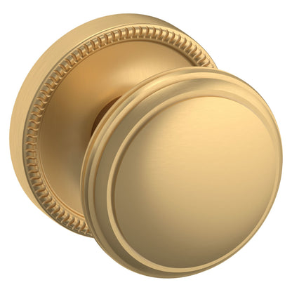 Baldwin Estate 5069 Knob Set in Vintage Brass