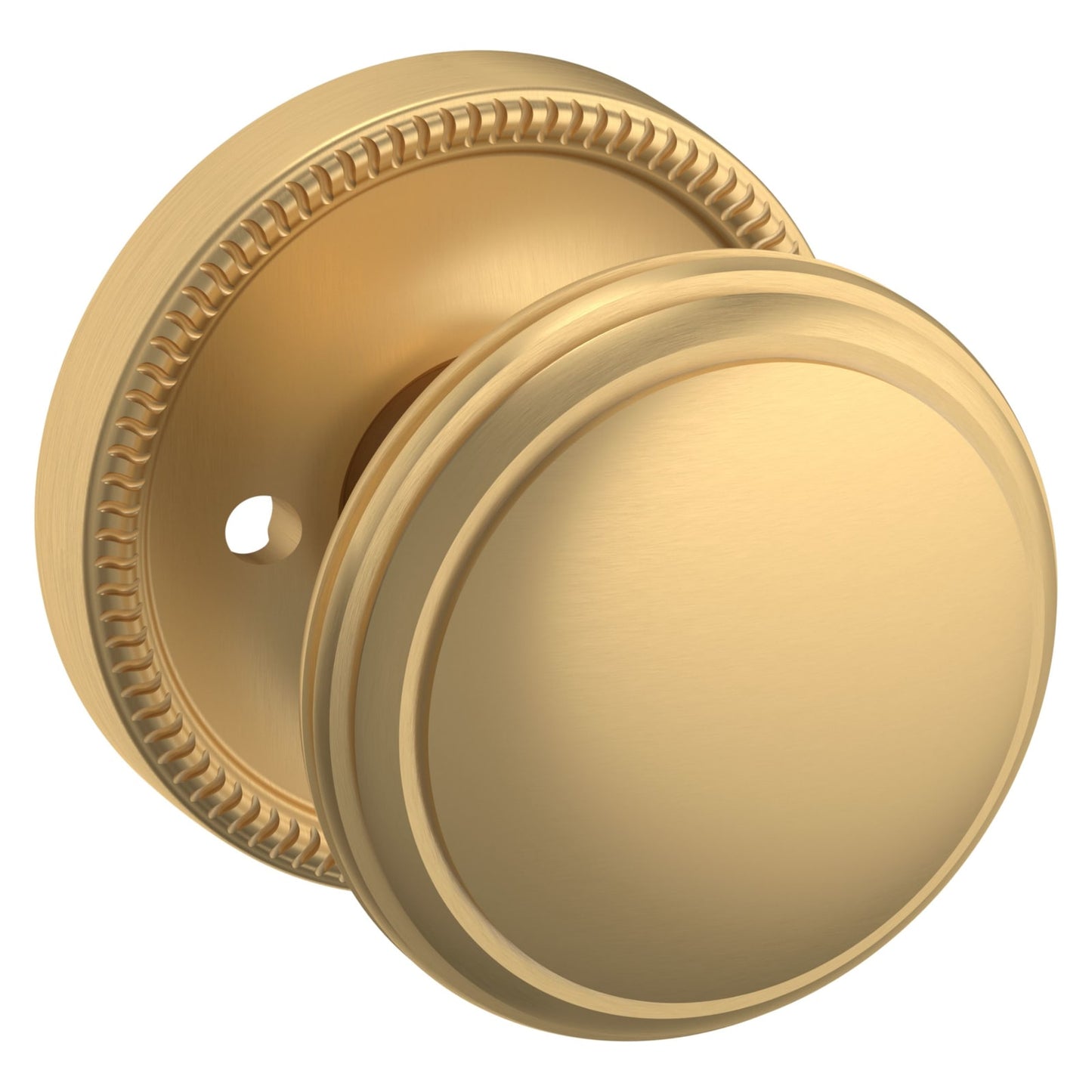 Baldwin Estate 5069 Knob Set in Vintage Brass
