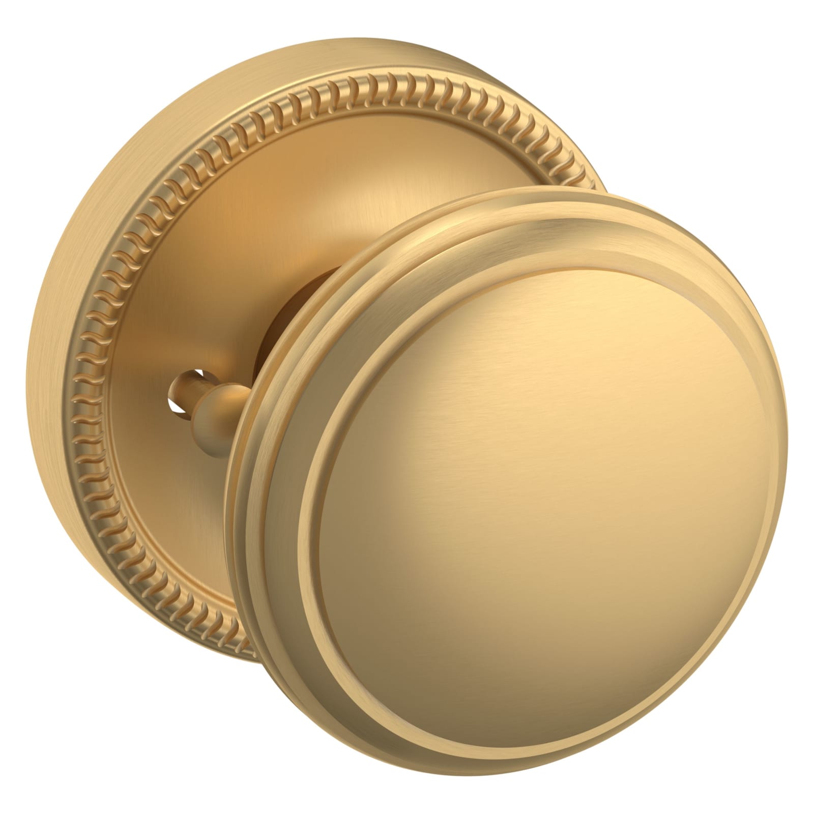 Baldwin Estate 5069 Knob Set in Vintage Brass