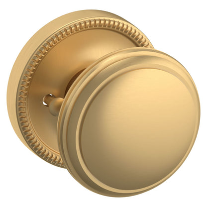 Baldwin Estate 5069 Knob Set in Vintage Brass