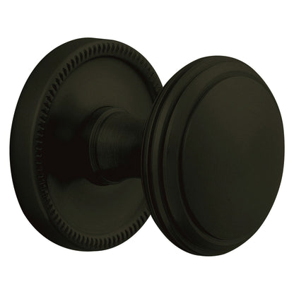 Baldwin Estate 5069 Knob Set in Satin Black