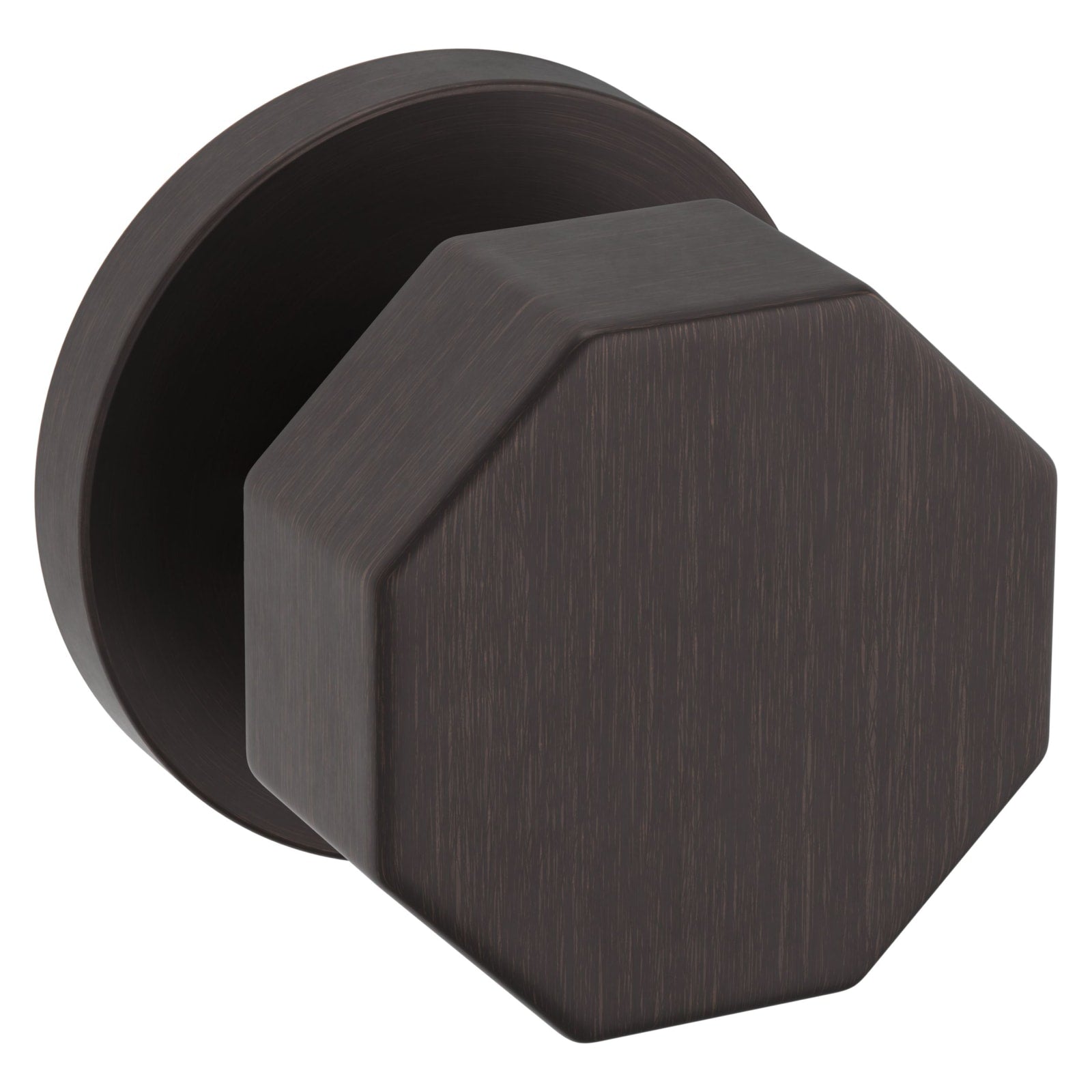 Baldwin Estate 5073 Octagonal Knob Set in Venetian Bronze