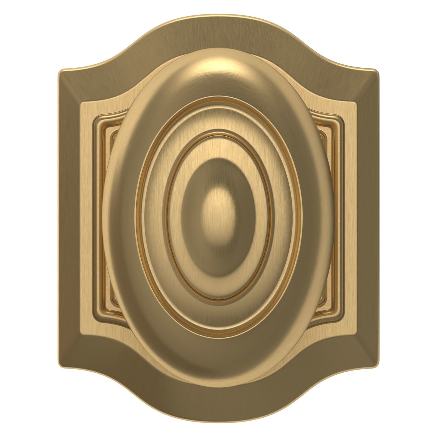 Baldwin Estate 5077 Bethpage Knob Set in Vintage Brass
