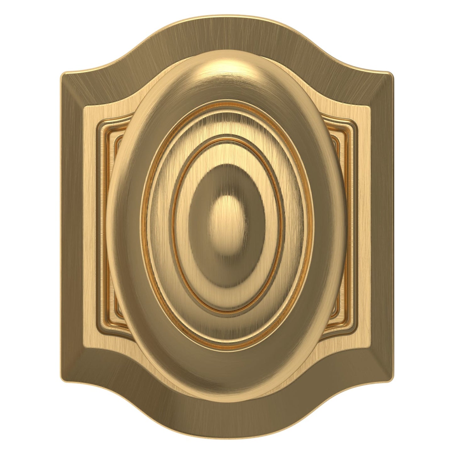 Baldwin Estate 5077 Bethpage Knob Set in Lifetime (PVD) Satin Brass