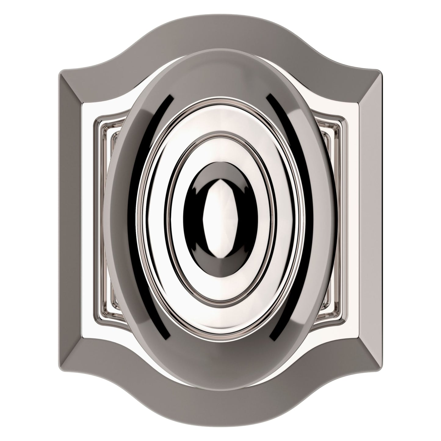 Baldwin Estate 5077 Bethpage Knob Set in Lifetime (PVD) Polished Nickel