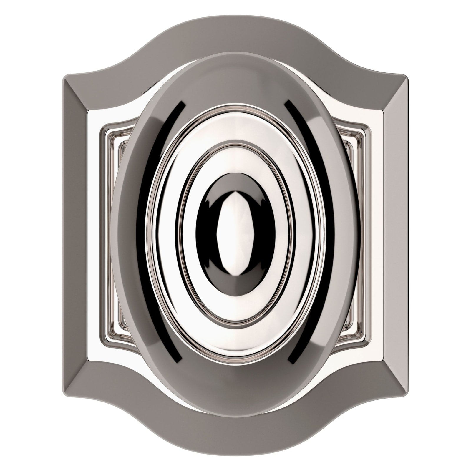 Baldwin Estate 5077 Bethpage Knob Set in Lifetime (PVD) Polished Nickel