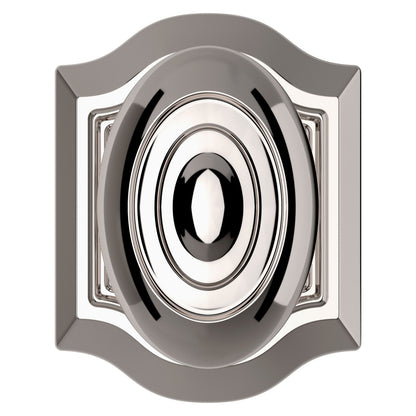 Baldwin Estate 5077 Bethpage Knob Set in Lifetime (PVD) Polished Nickel