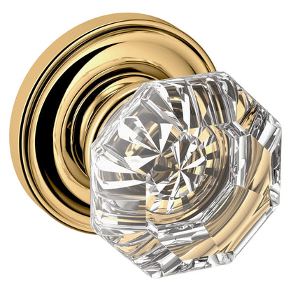 Baldwin Estate 5080 Fillmore Knob Set in Polished Brass