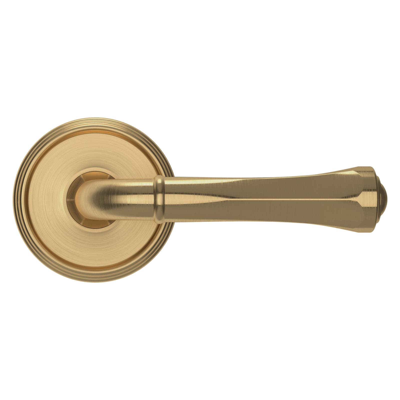 Baldwin Estate 5113 Lever Set in Vintage Brass
