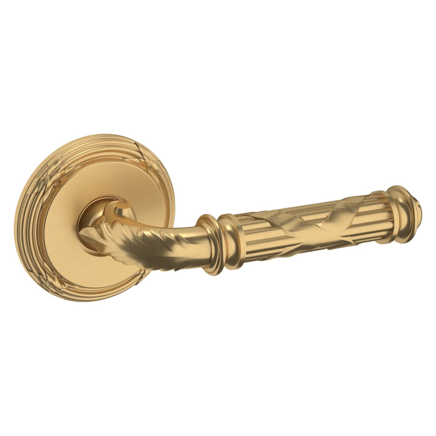 Baldwin Estate 5122 Edinburgh Lever Set in Vintage Brass