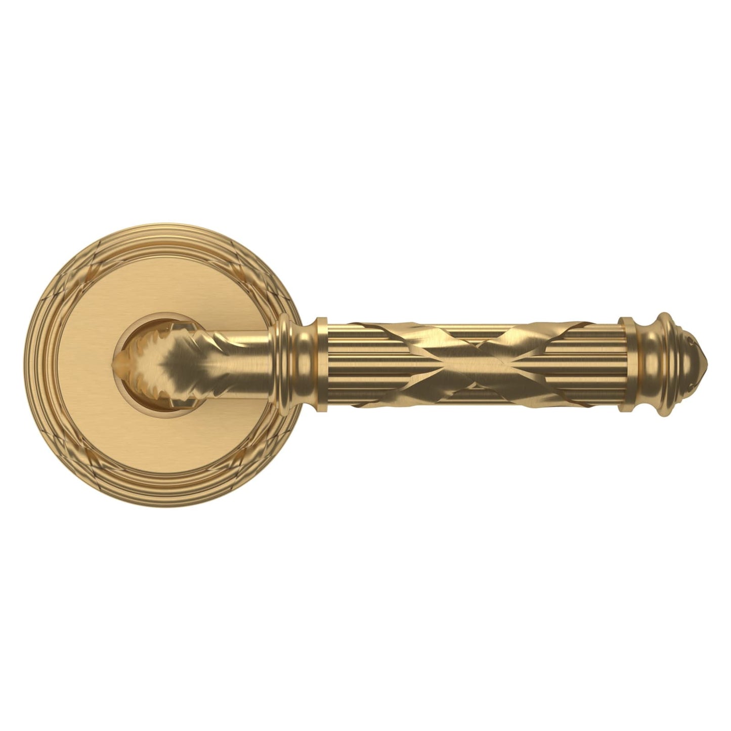Baldwin Estate 5122 Edinburgh Lever Set in Vintage Brass