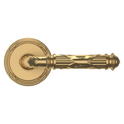 Baldwin Estate 5122 Edinburgh Lever Set in Vintage Brass