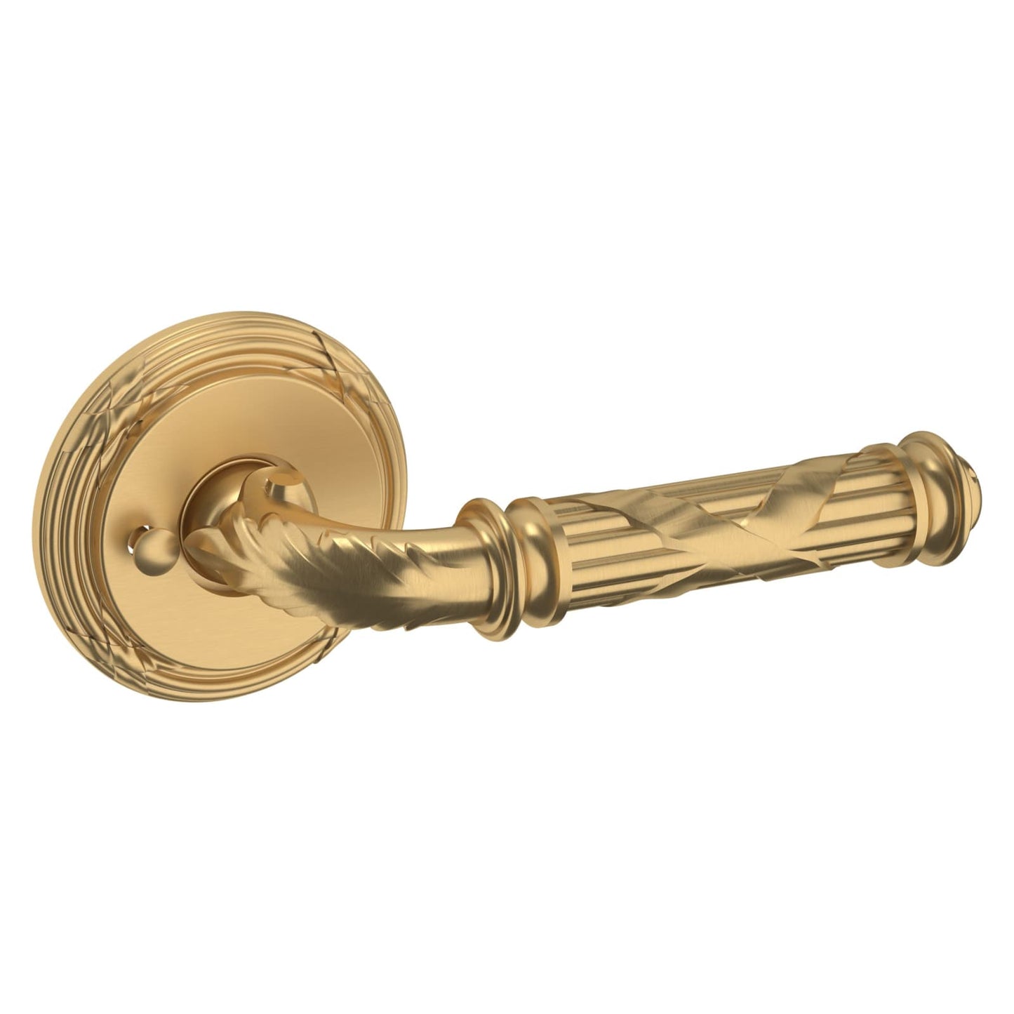 Baldwin Estate 5122 Edinburgh Lever Set in Vintage Brass