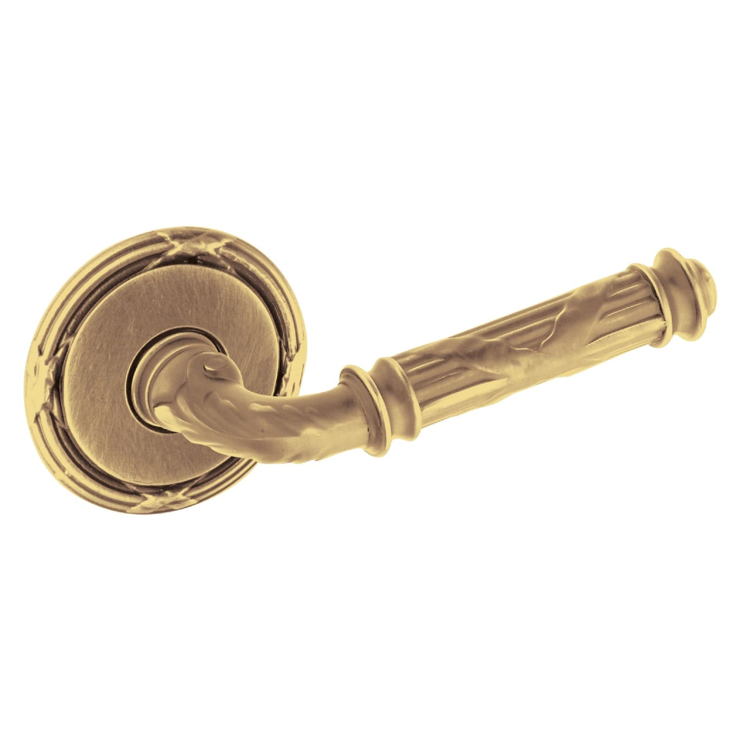 Baldwin Estate 5122 Edinburgh Lever Set in Vintage Brass