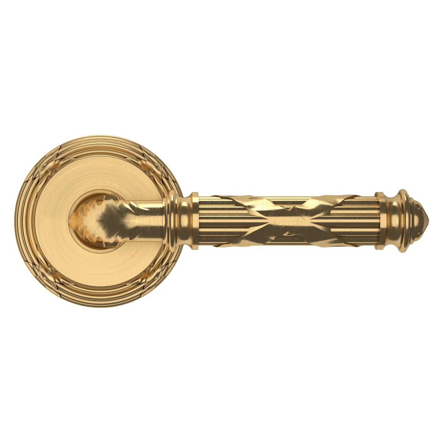 Baldwin Estate 5122 Edinburgh Lever Set in Lifetime (PVD) Satin Brass