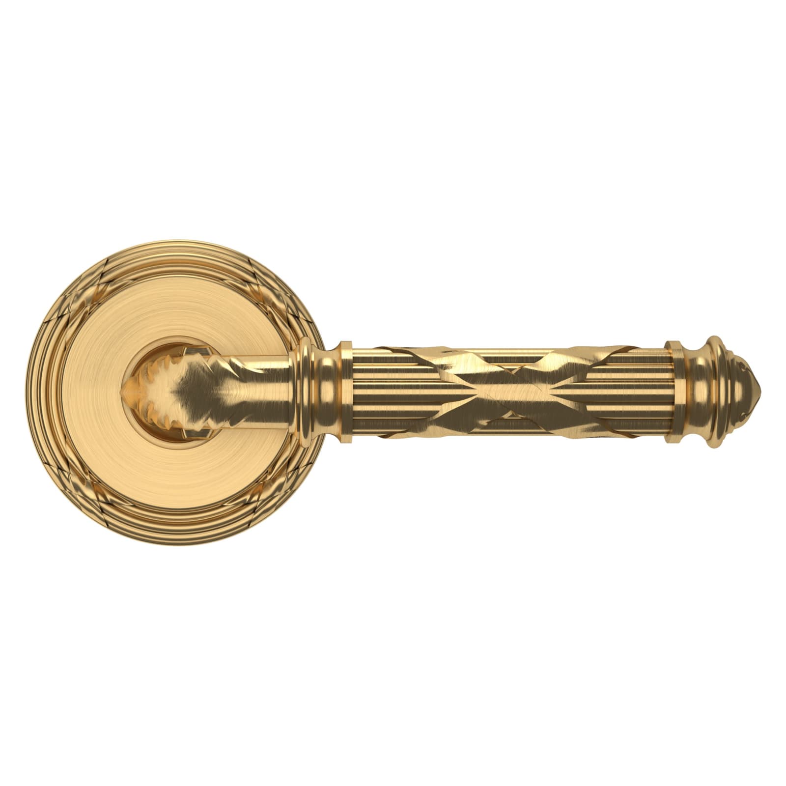 Baldwin Estate 5122 Edinburgh Lever Set in Lifetime (PVD) Satin Brass