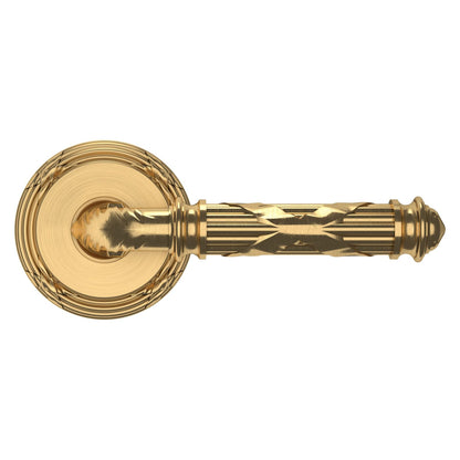 Baldwin Estate 5122 Edinburgh Lever Set in Lifetime (PVD) Satin Brass