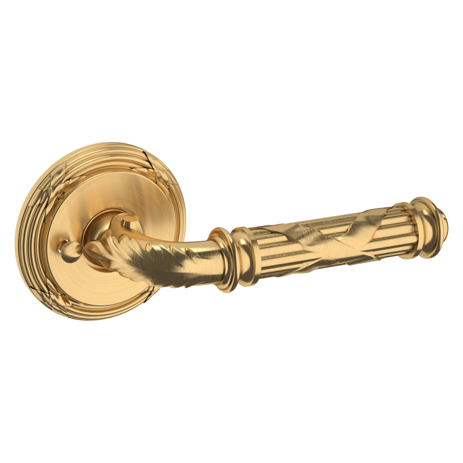 Baldwin Estate 5122 Edinburgh Lever Set in Lifetime (PVD) Satin Brass