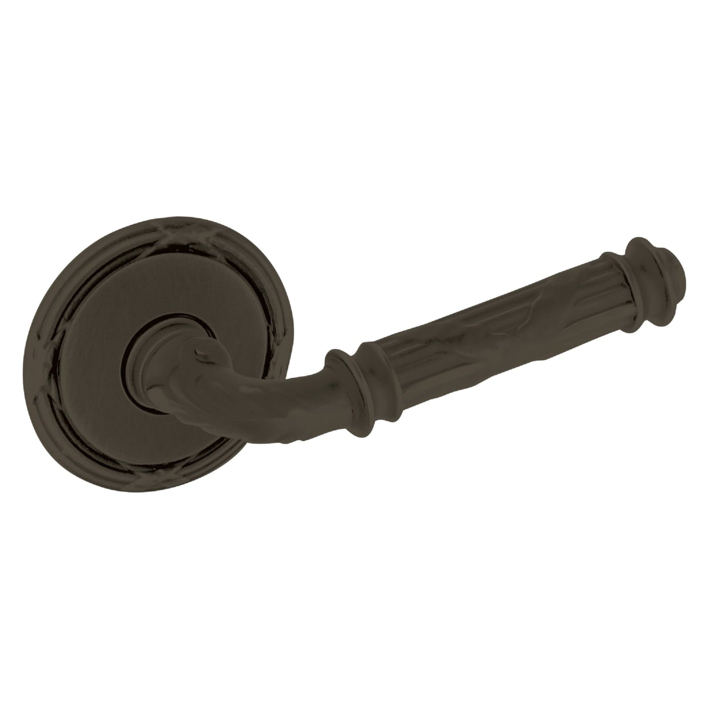 Baldwin Estate 5122 Edinburgh Lever Set in Satin Black