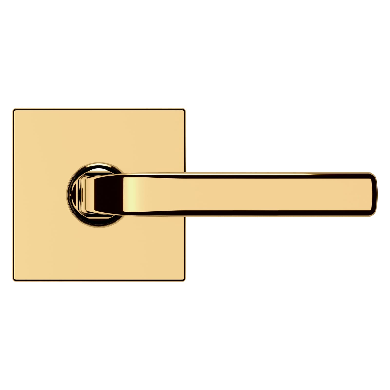 Baldwin Estate 5190 Lever Set in Non-lacquered Brass
