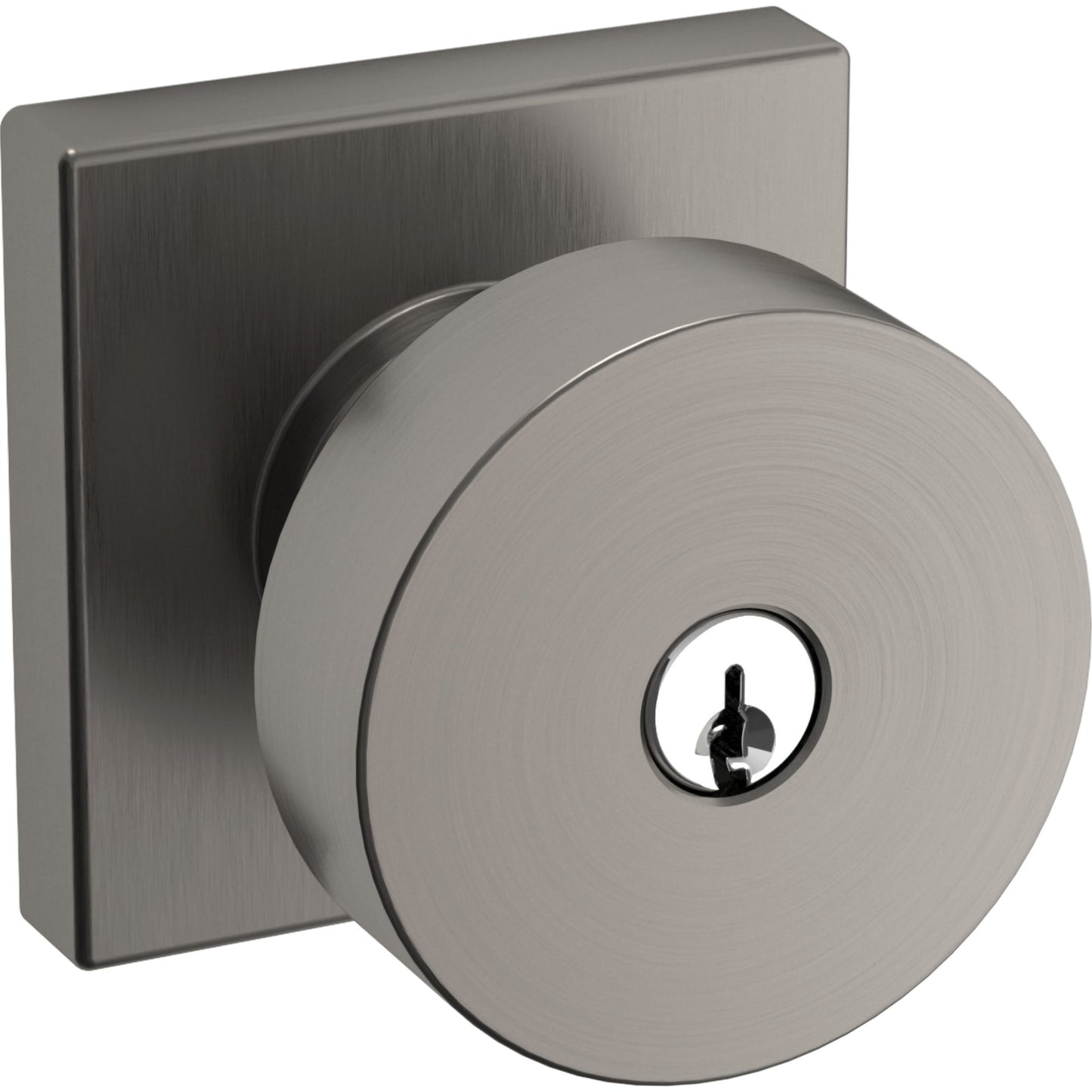 Baldwin Estate 5250 Minneapolis Keyed Knob in Lifetime (PVD) Graphite Nickel