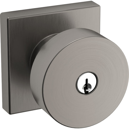 Baldwin Estate 5250 Minneapolis Keyed Knob in Lifetime (PVD) Graphite Nickel