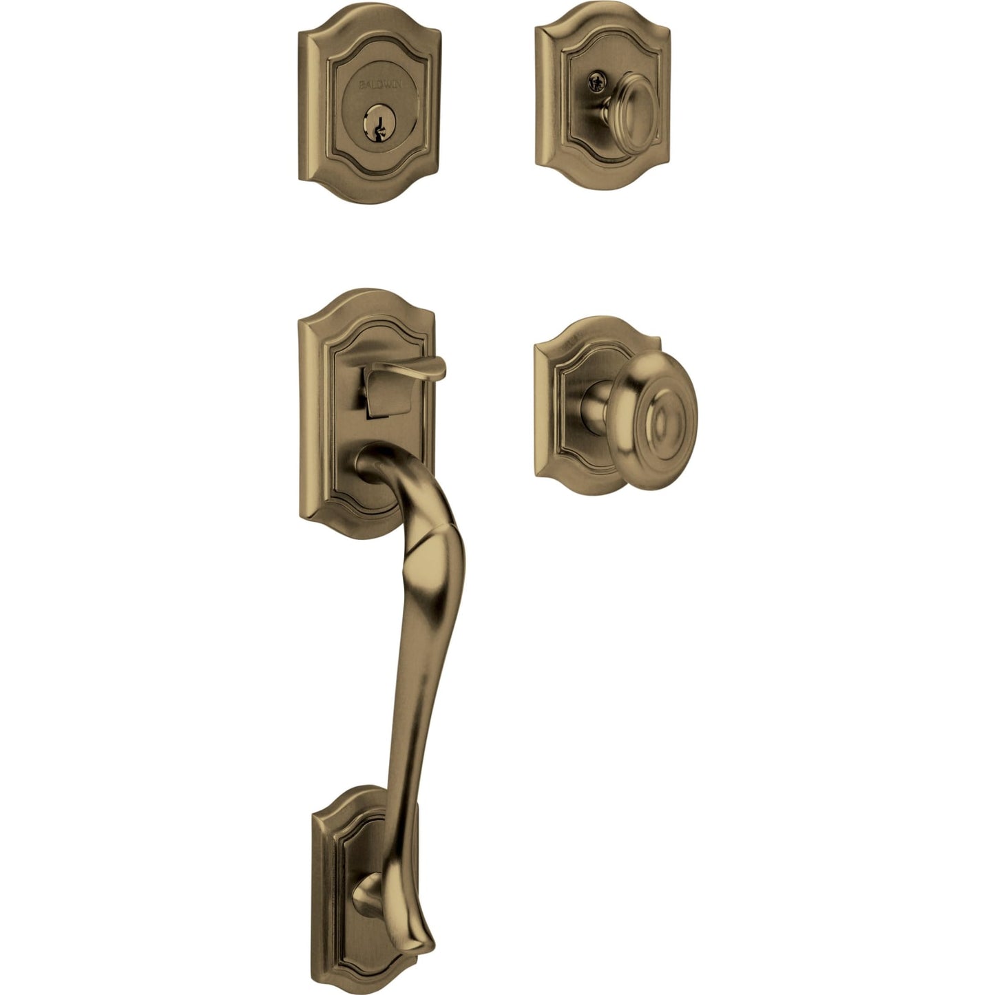 Baldwin Estate 85327 Bethpage Sectional Handleset with Knob