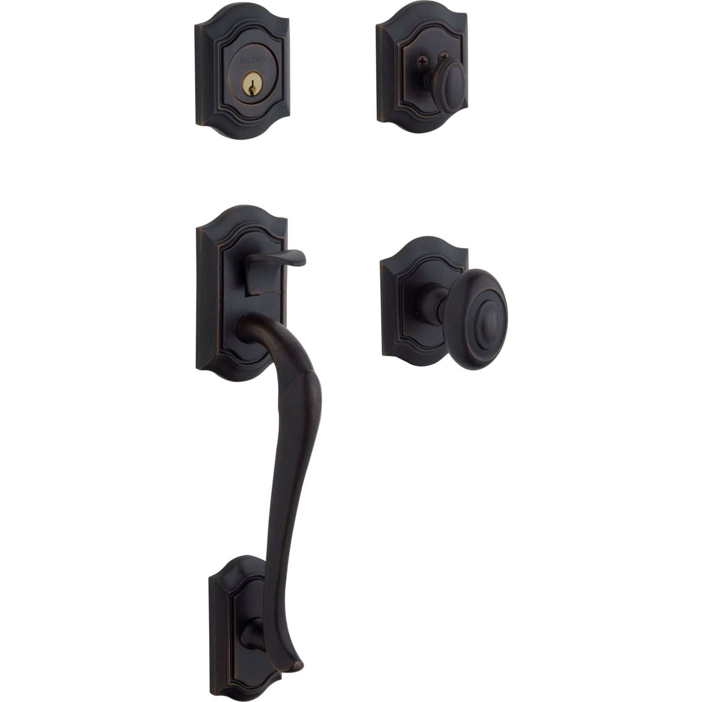 Baldwin Estate 85327 Bethpage Sectional Handleset with Knob