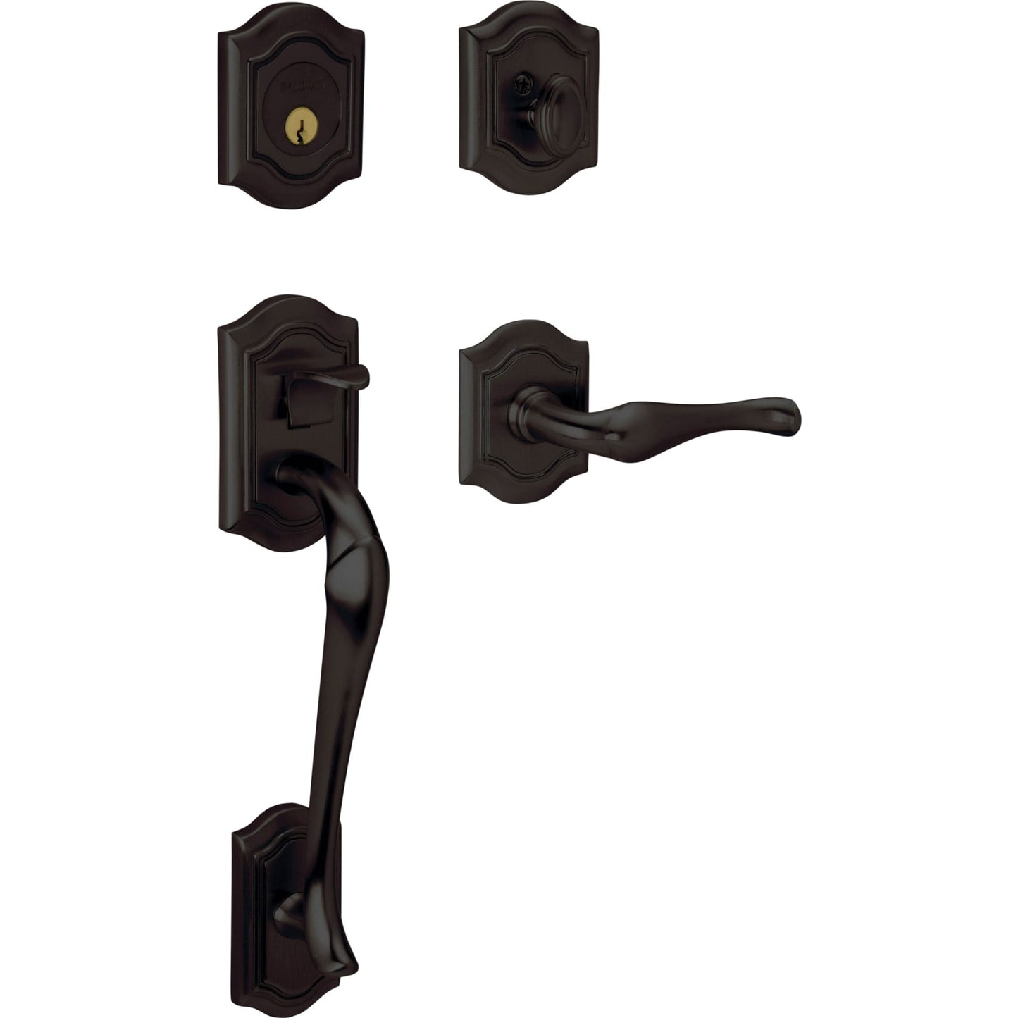 85327 Bethpage Sectional Handleset with Lever in Oil Rubbed Bronze