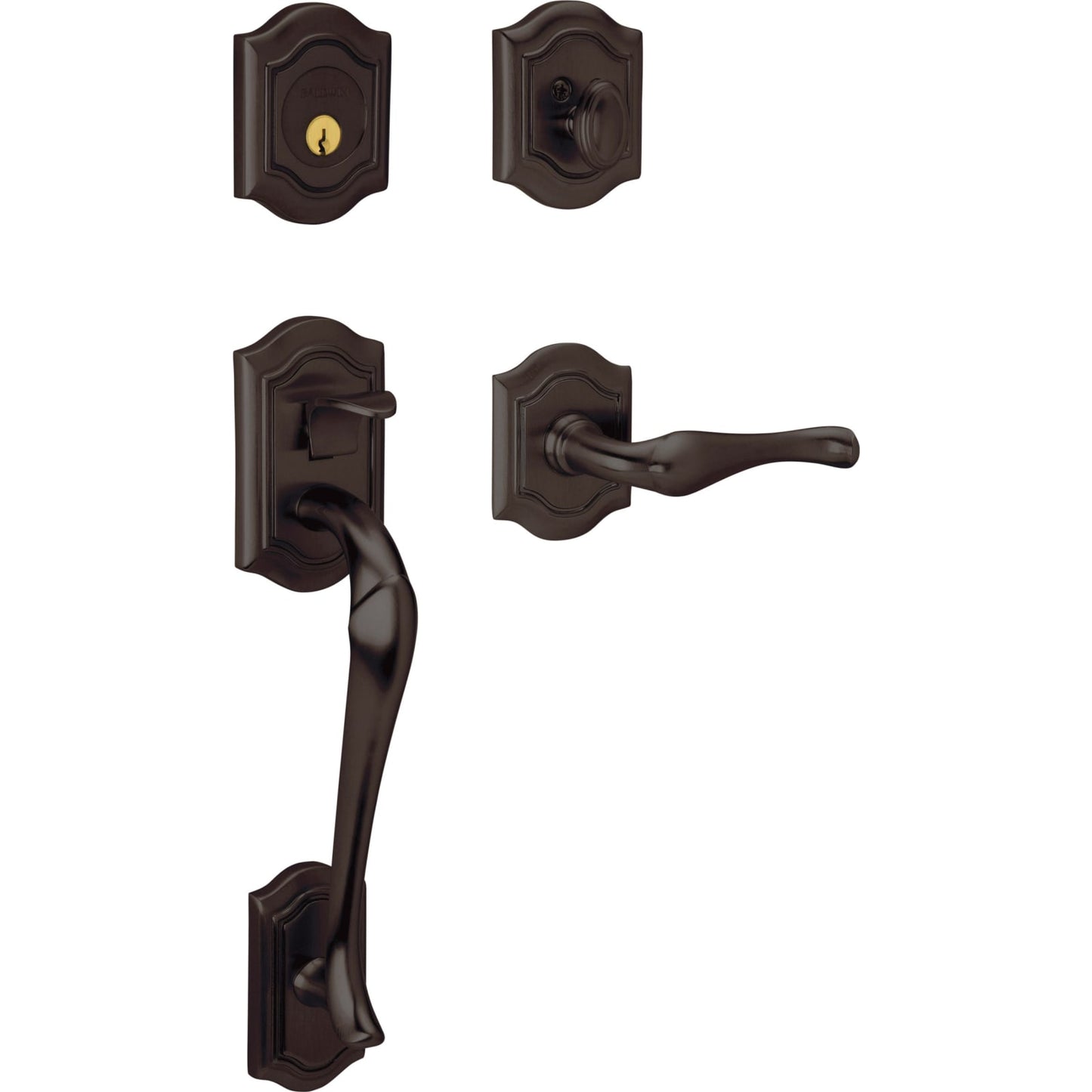 85327 Bethpage Sectional Handleset with Lever in Venetian Bronze