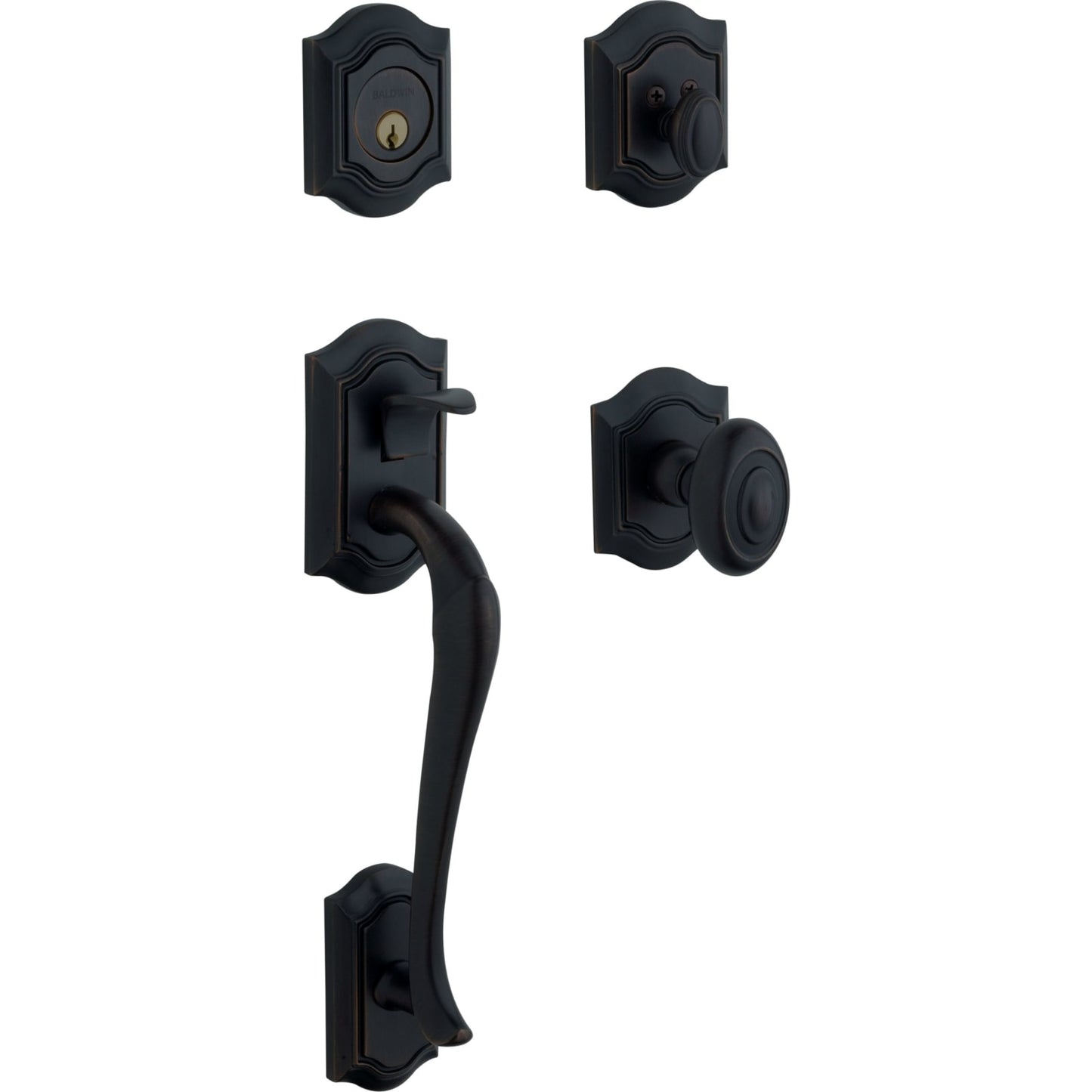 Baldwin Estate 85327 Bethpage Sectional Handleset with Knob