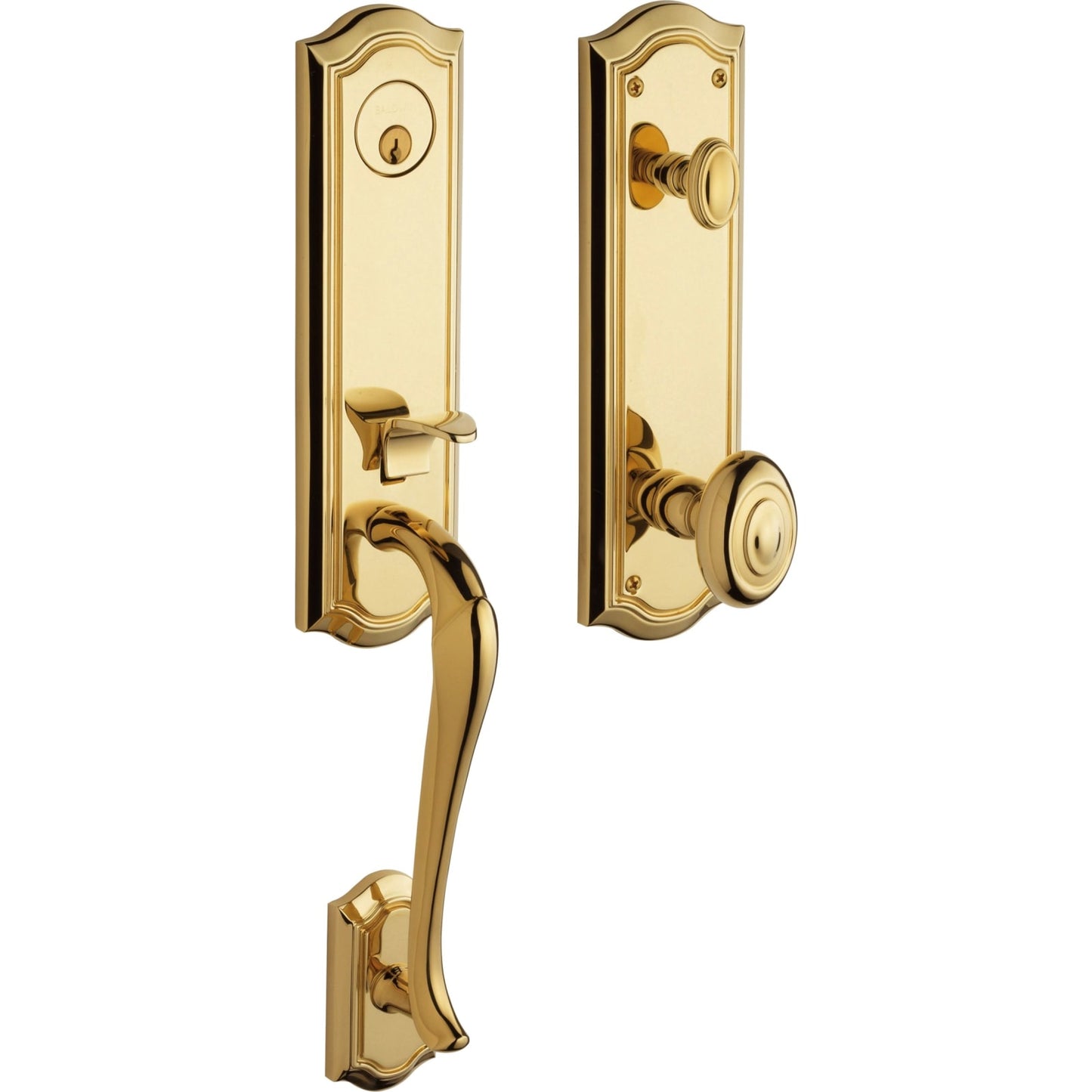 Baldwin Estate 85337 Bethpage 3/4 Escutcheon Handleset with Knob