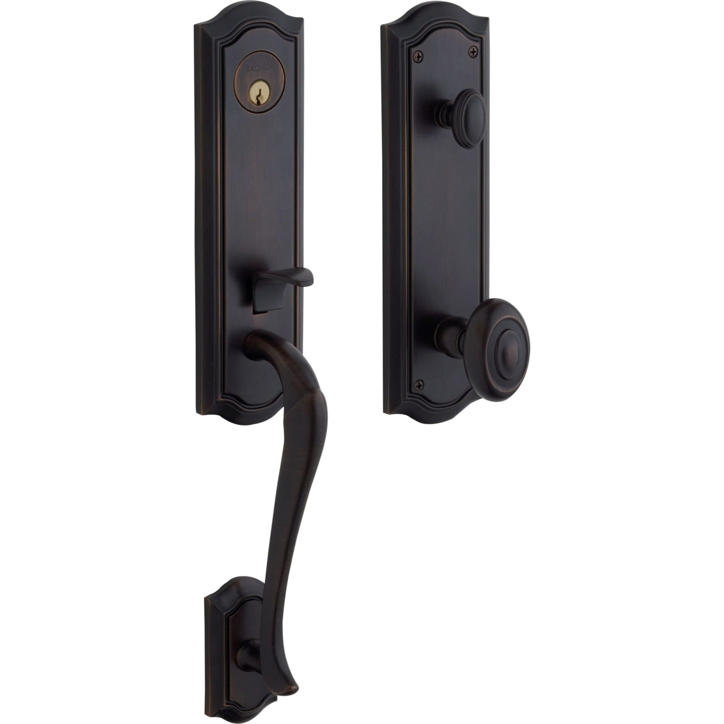 Baldwin Estate 85337 Bethpage 3/4 Escutcheon Handleset with Knob
