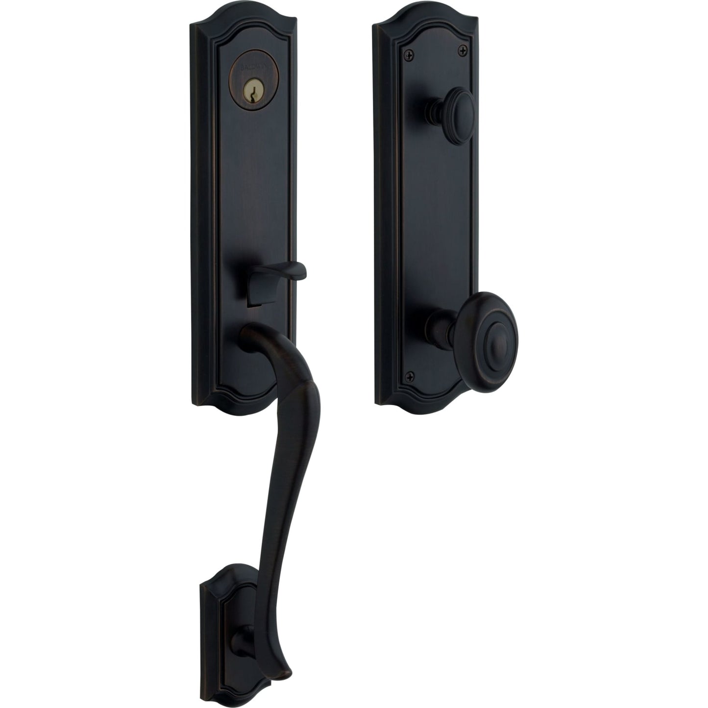 Baldwin Estate 85337 Bethpage 3/4 Escutcheon Handleset with Knob