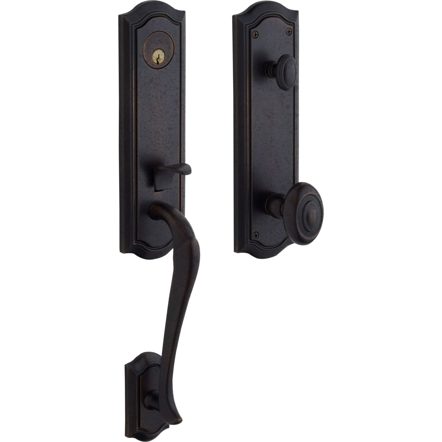 Baldwin Estate 85337 Bethpage 3/4 Escutcheon Handleset with Knob