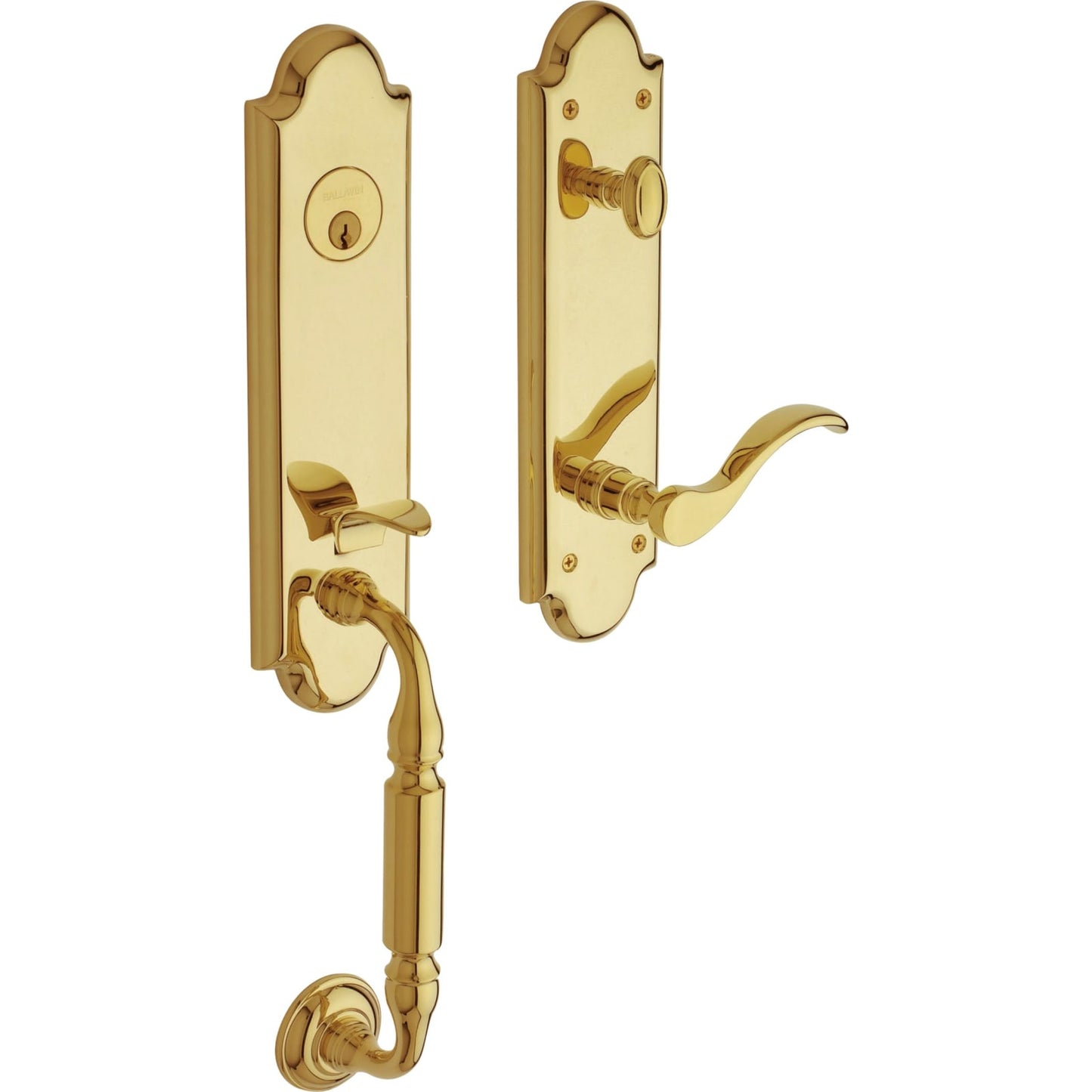 Baldwin Estate 85350 Manchester 3/4 Escutcheon Handleset