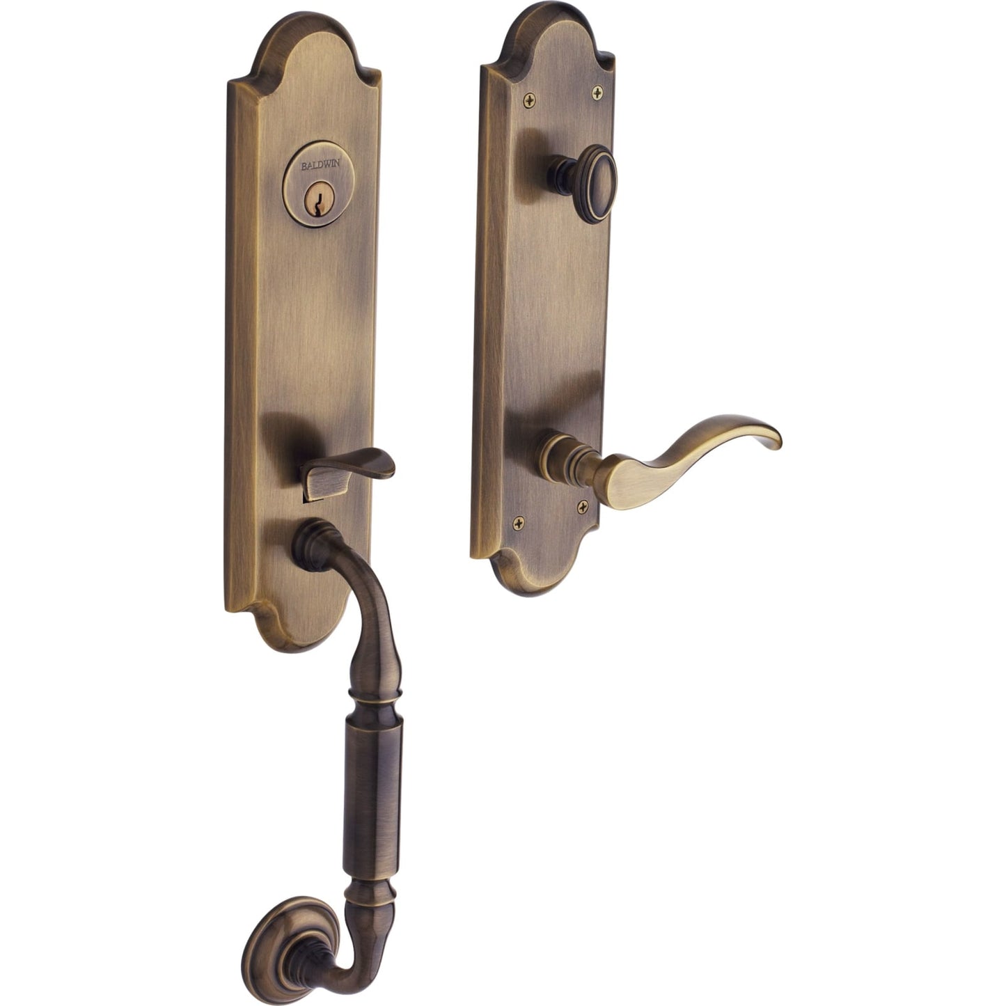 Baldwin Estate 85350 Manchester 3/4 Escutcheon Handleset