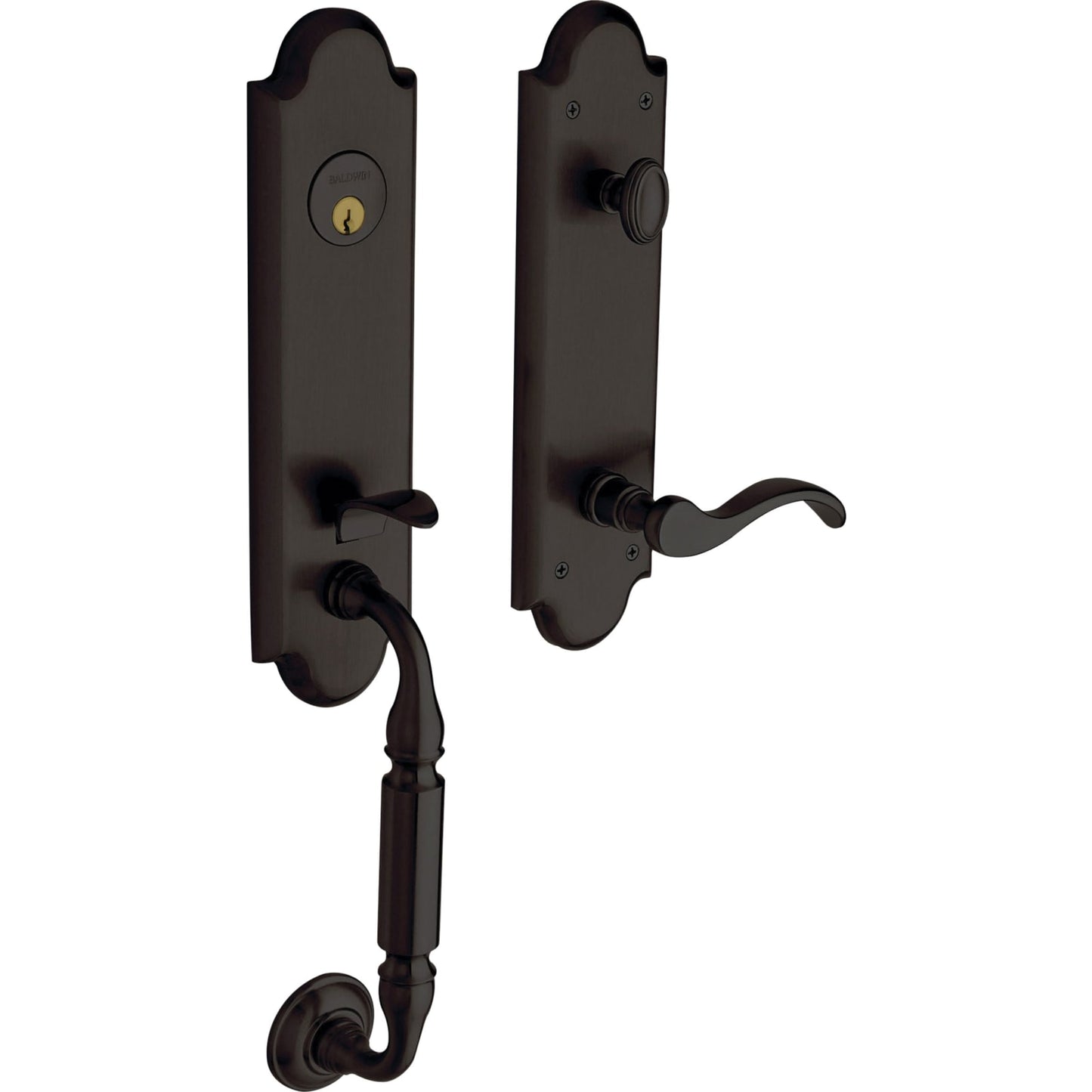 Baldwin Estate 85350 Manchester 3/4 Escutcheon Handleset